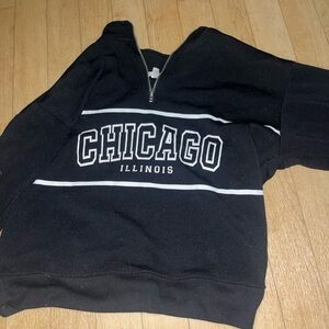 New half zip sweatshirt